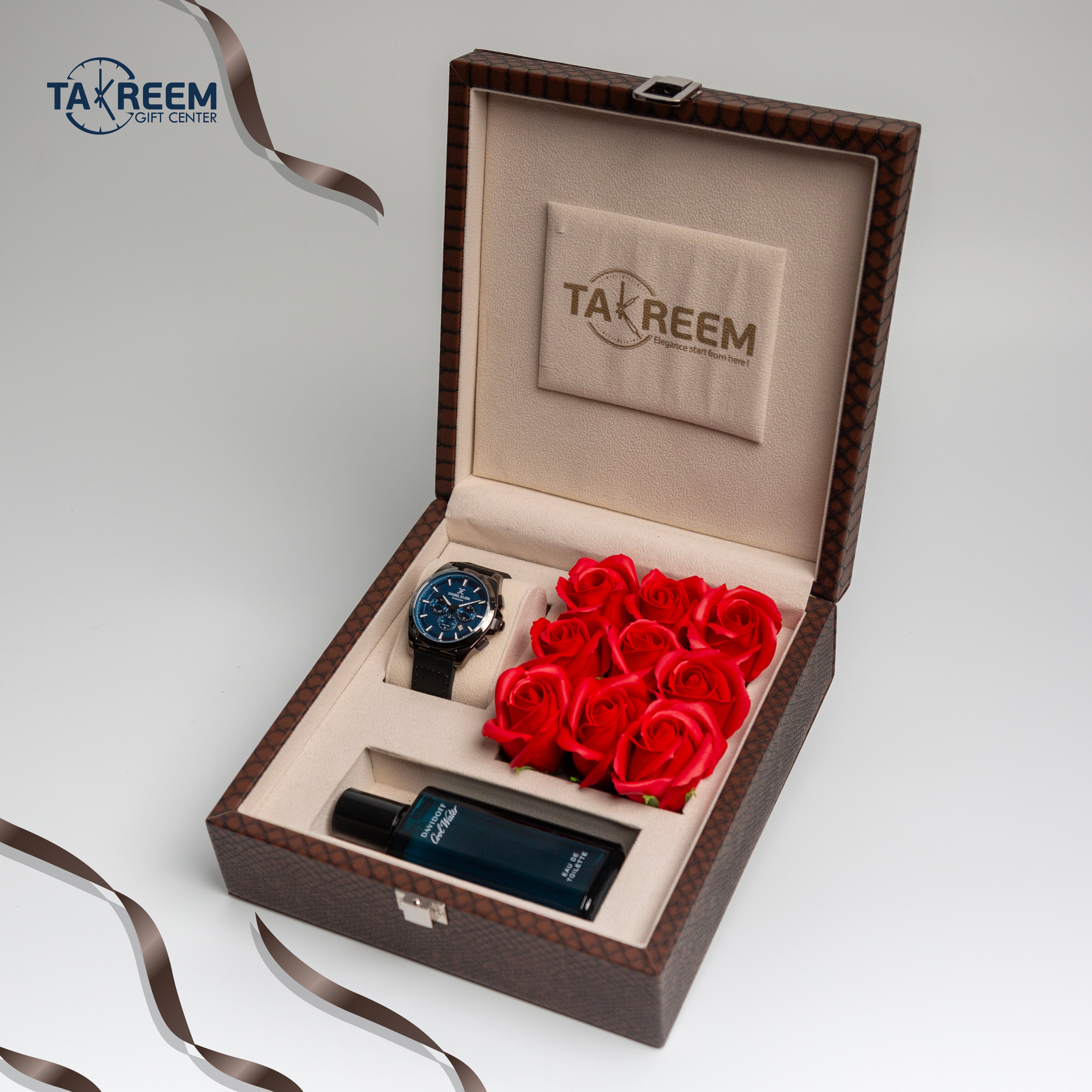 Leather 4 Gift Boxes  By Takreem Gifts Center