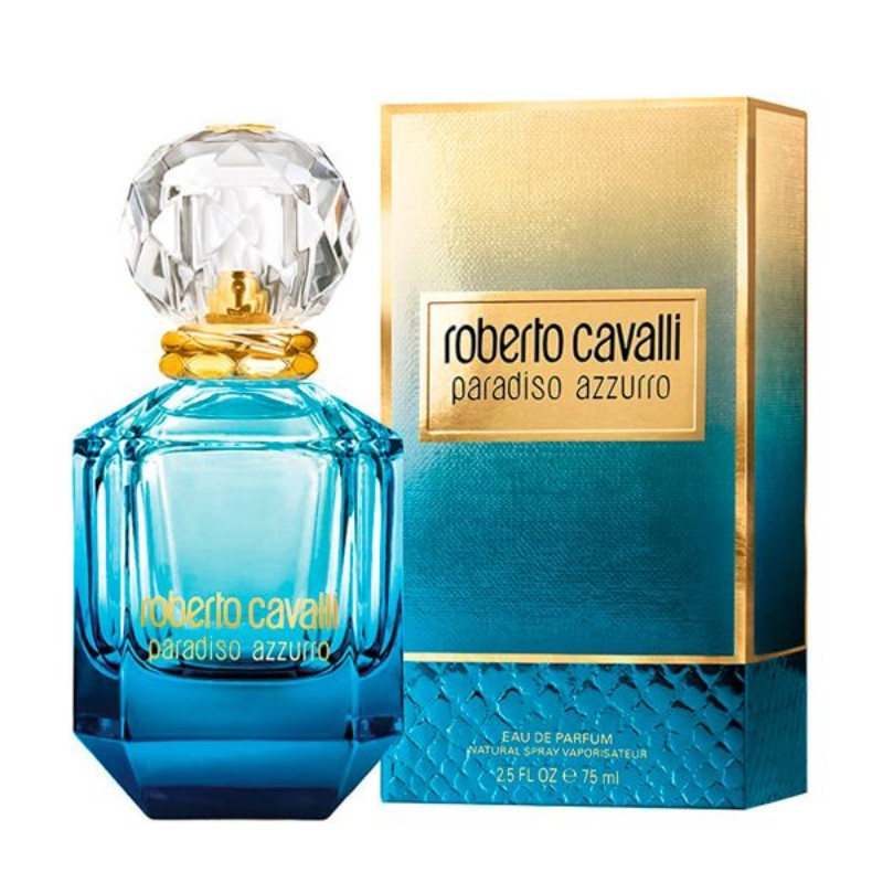 Roberto Cavalli Paradise Azzurro Perfume For Women | Embrace Opium Perfume & Le Femme Perfume - Takreem.jo