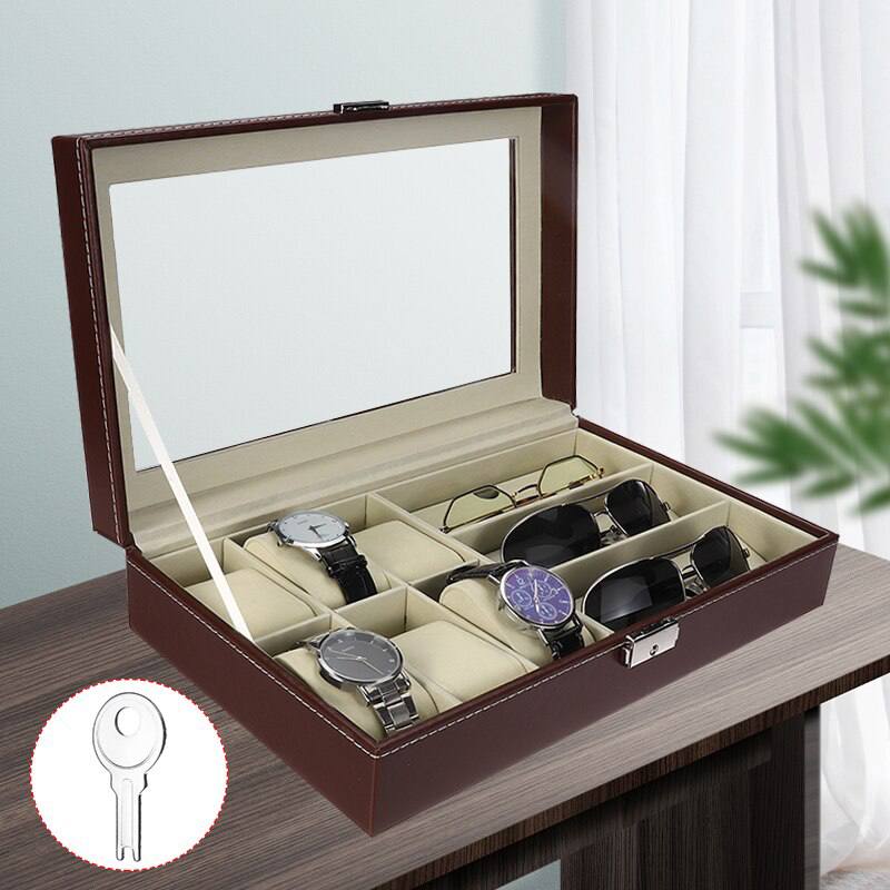 Carbon Fiber Box For 6 Watches & 3 Sunglasses-1 - #shoCarbon Fiber Box For 6 Watches & 3 Sunglasses-1p_name#Carbon Fiber Box For 6 Watches & 3 Sunglasses-1BoxesTakreemTakreem.joWatch BoxCarbon fiberCarbon Fiber Box For 6 Watches & 3 Sunglasses-1 - Takreem.jo