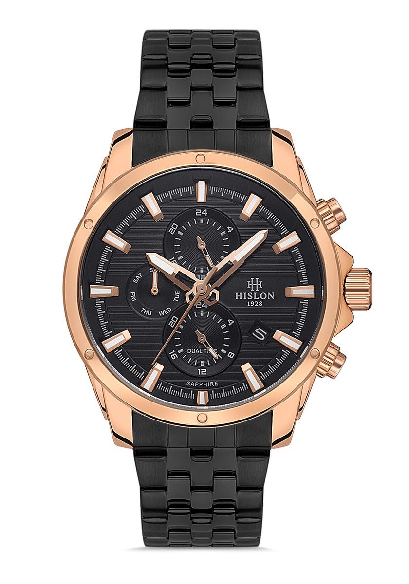 Hislon Men's Watch DT132R-04SR | Refined Rose Gold Charm - #shoHislon Men's Watch DT132R-04SR | Refined Rose Gold Charmp_name#Hislon Men's Watch DT132R-04SR | Refined Rose Gold CharmWatchHislonTakreem.joDT132R-04SR8697650955464Stainless SteelBlackMenHislon Men's Watch DT132R-04SR | Refined Rose Gold Charm - Takreem.jo