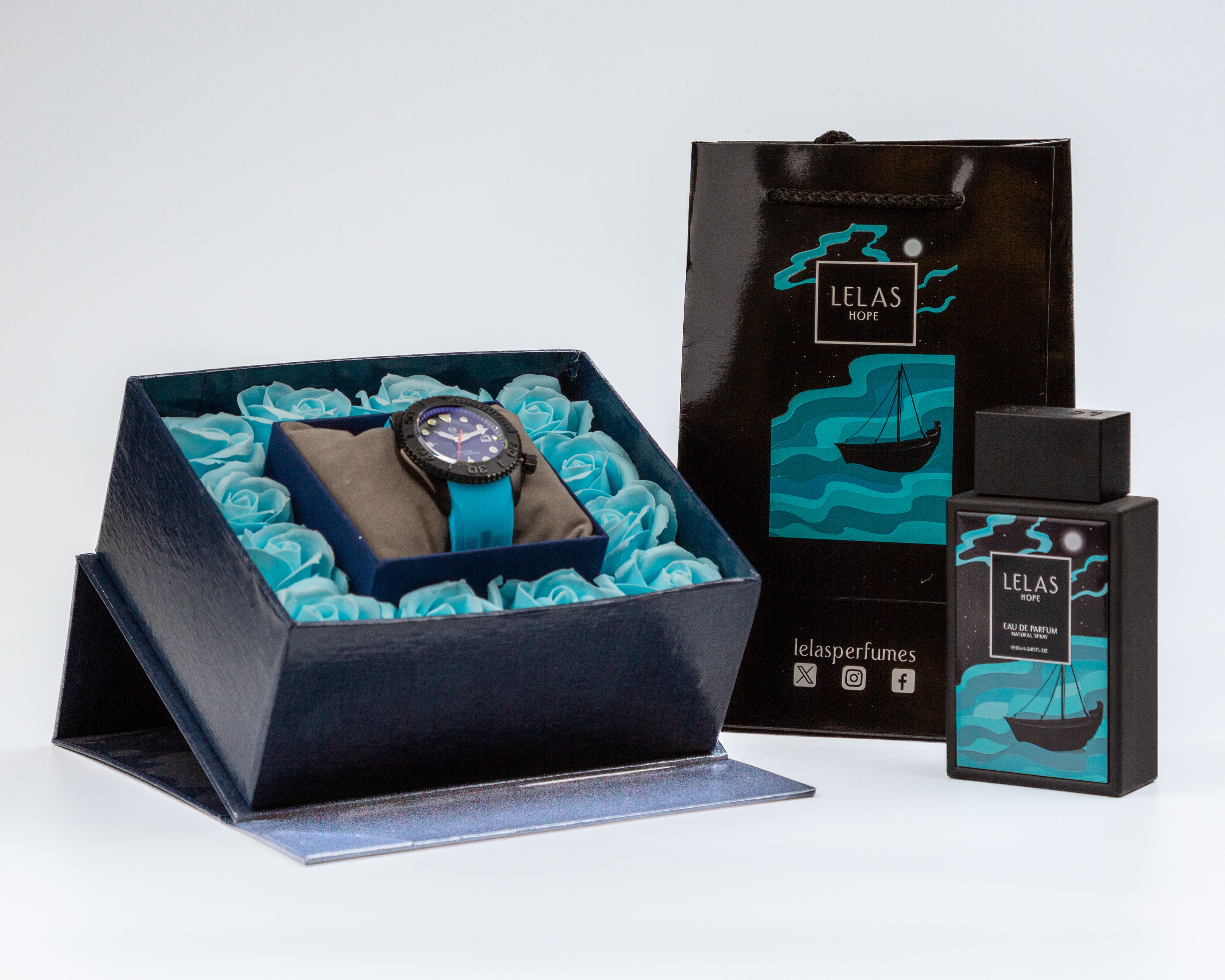 Navy Blue Gift Box & Hope Lelas