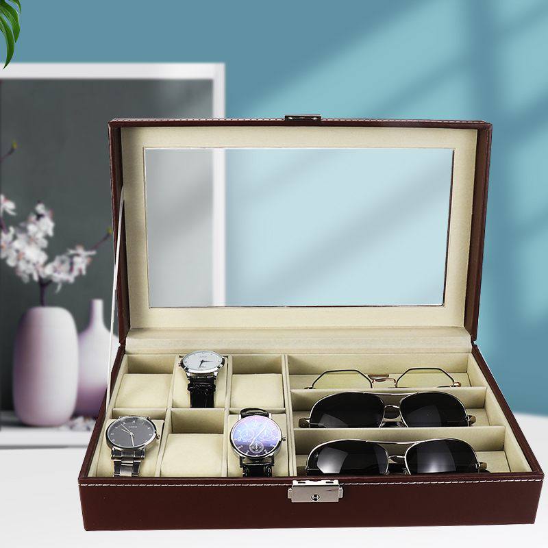 Carbon Fiber Box For 6 Watches & 3 Sunglasses-1 - #shoCarbon Fiber Box For 6 Watches & 3 Sunglasses-1p_name#Carbon Fiber Box For 6 Watches & 3 Sunglasses-1BoxesTakreemTakreem.joWatch BoxCarbon fiberCarbon Fiber Box For 6 Watches & 3 Sunglasses-1 - Takreem.jo