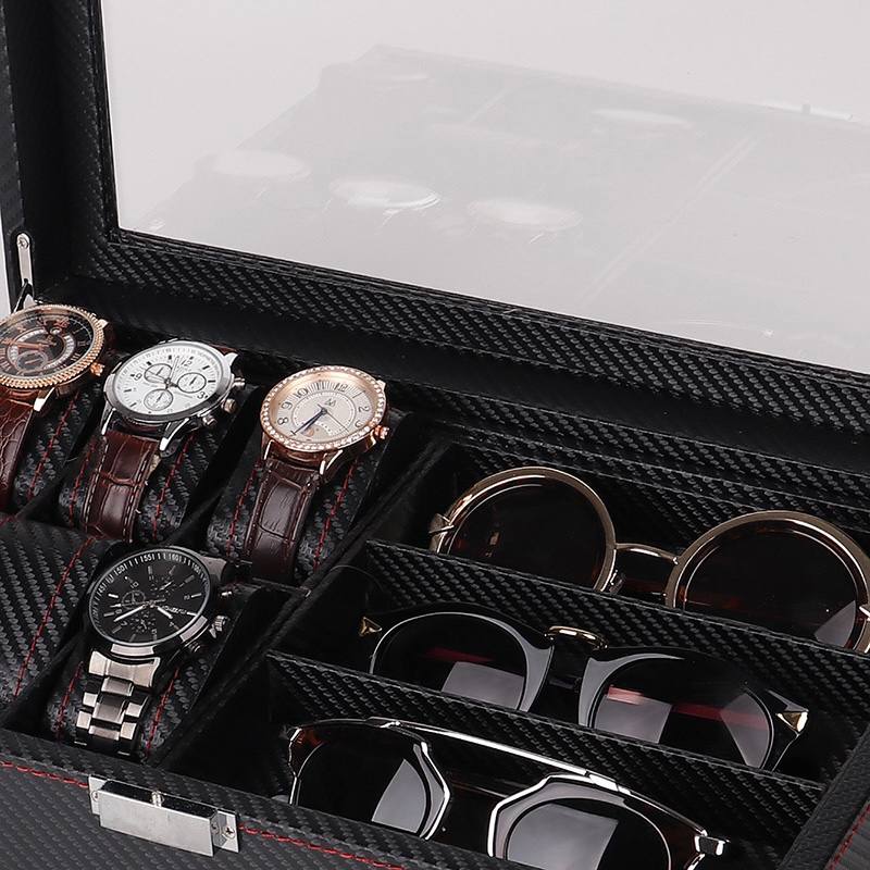 Carbon Fiber Box For 6 Watches & 3 Sunglasses - #shoCarbon Fiber Box For 6 Watches & 3 Sunglassesp_name#Carbon Fiber Box For 6 Watches & 3 SunglassesBoxesTakreemTakreem.joWatches BoxCarbon fiberCarbon Fiber Box For 6 Watches & 3 Sunglasses - Takreem.jo