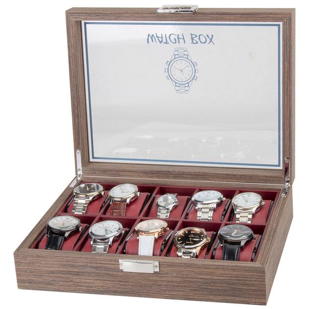 Wood Box For 12 Watches - #shoWood Box For 12 Watchesp_name#Wood Box For 12 WatchesBoxesTakreemTakreem.joWatches BoxWoodWood Box For 12 Watches - Takreem.jo